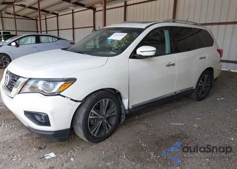 2017 Nissan Pathfinder Platinum from USA, damaged, VIN 5N1DR2MN6HC911464